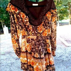 Spell & the gypsy collective mystic mini dress in black